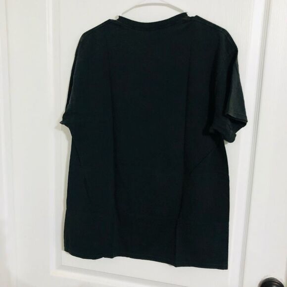 Goat Crew More Love Less Hate Puff Print Short Sleeve T-Shirt Women Size Medium - Picture 4 of 4